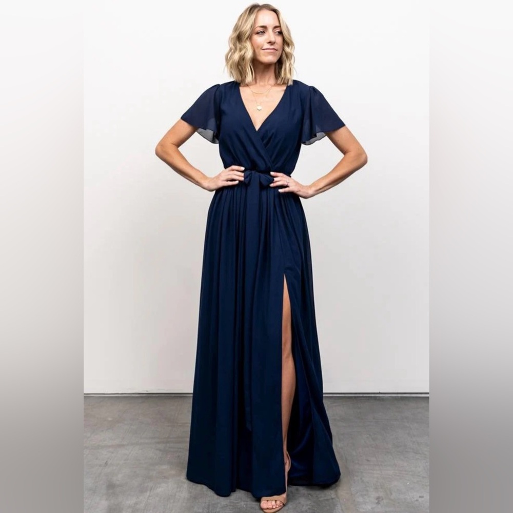 Baltic Born Kristina Maxi Dress in Navy